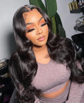 1B Bodywave HD 180* Density 13*6 Laced Wig