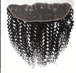 1B NewEra Deep Wave Transparent 13*4 Frontal