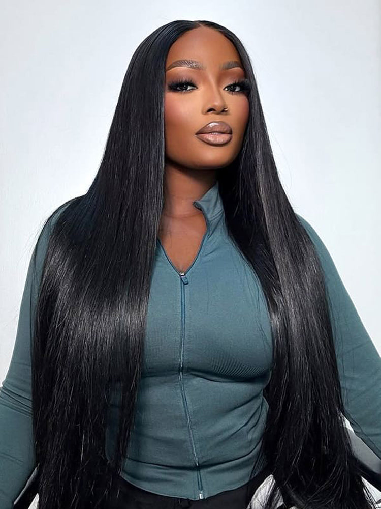 1B Straight HD 180 Density 13*4 Laced Wig